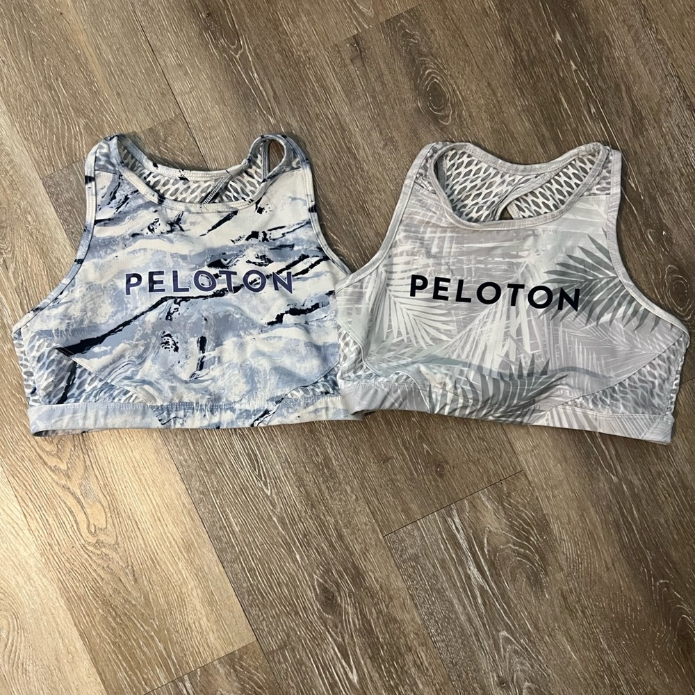 2 Peloton High Neck Sports Bras